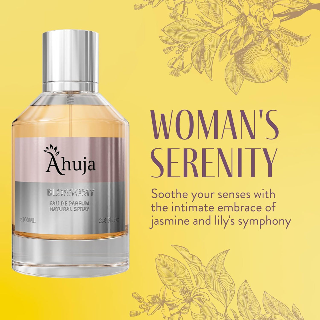 Ahuja Blossomy 3.4 fl oz Eau De Parfum for Women