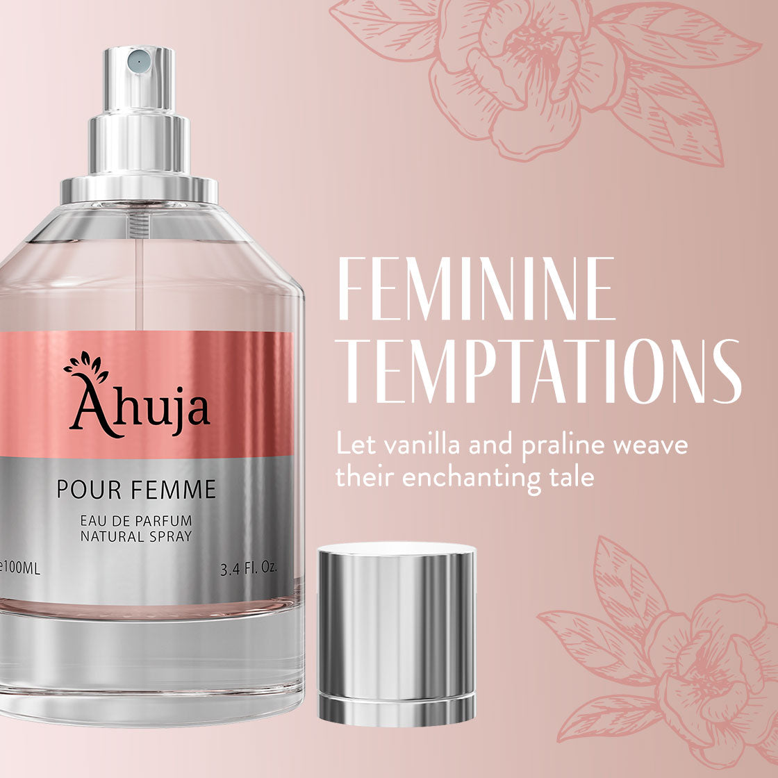 Ahuja Pour Femme 3.4oz EDP Spray for Women