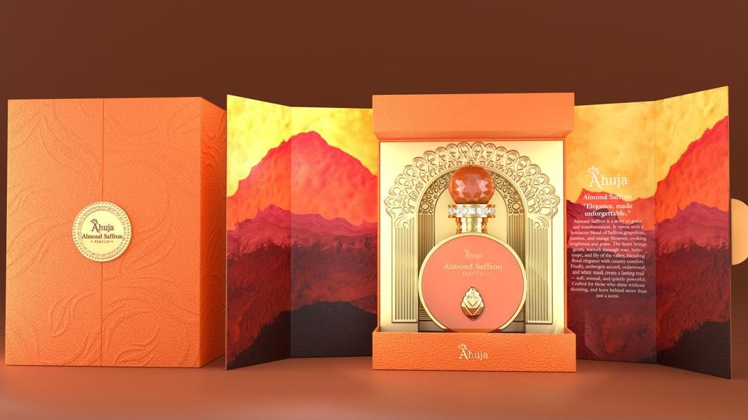 Almond Saffron by Ahuja 3.4oz Parfum Spray for UNISEX