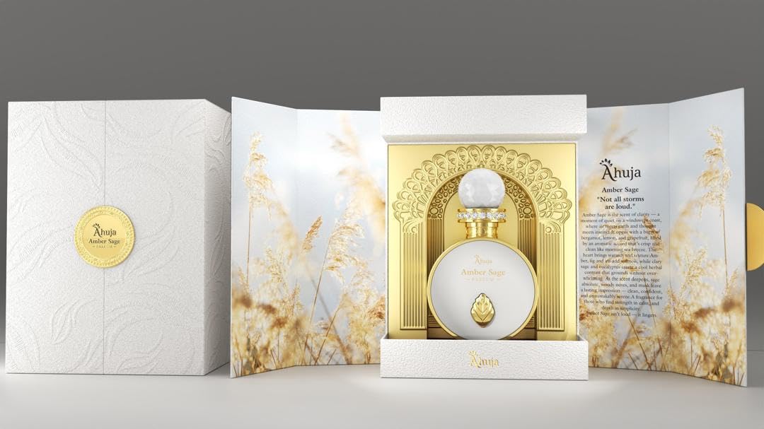 Amber Sage by AHUJA 3.4oz Parfum Spray for UNISEX