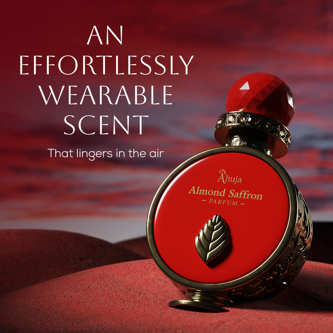 Almond Saffron by Ahuja 3.4oz Parfum Spray for UNISEX