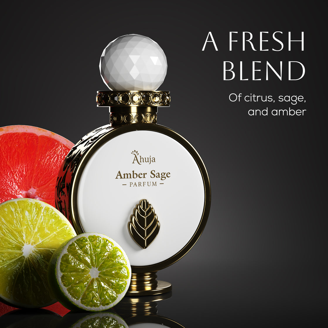 Amber Sage by AHUJA 3.4oz Parfum Spray for UNISEX