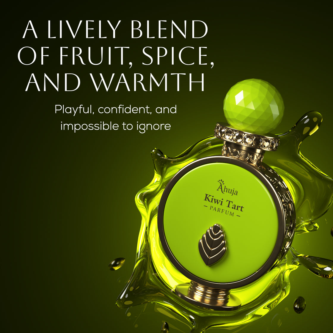Kiwi Tart by Ahuja 3.4oz Parfum Spray for UNISEX