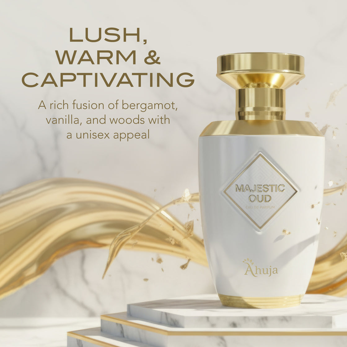Ahuja Majestic OUD 3.4oz EDP Spray for UNISEX