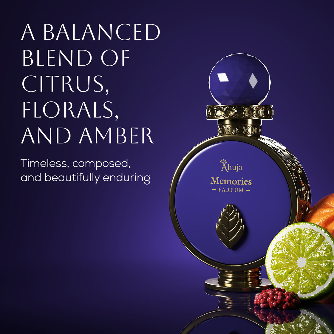 AHUJA Memories 3.4oz Parfum Spray for Unisex