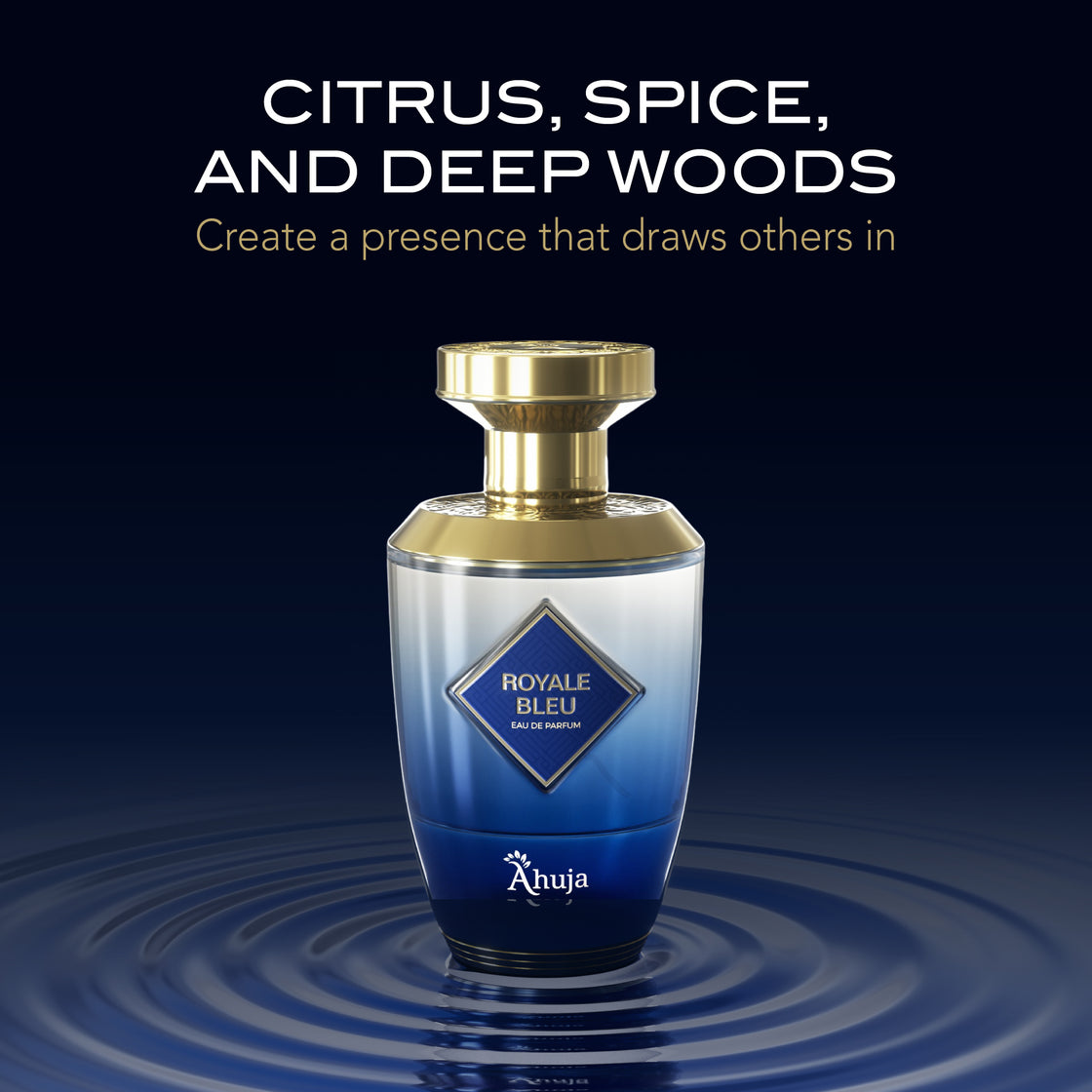 Ahuja Royal Bleu 3.4 fl oz Eau De Parfum For Men